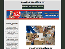 Tablet Screenshot of movingbrooklynny.com